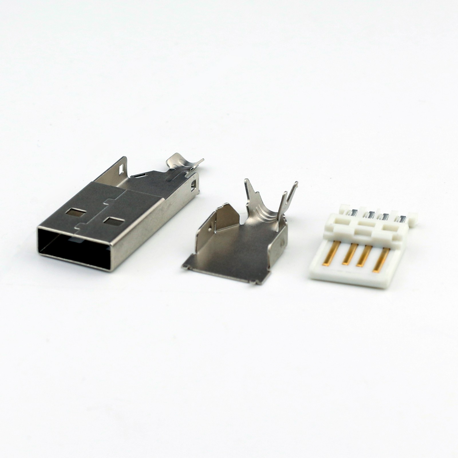 USB 2.0 soldering cable integrated three piece set